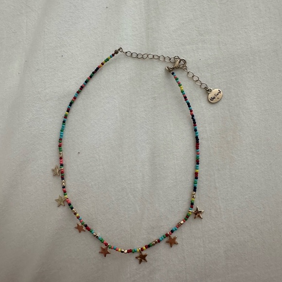 Mejuri Multicolor Beaded Star Necklace - Picture 1 of 2